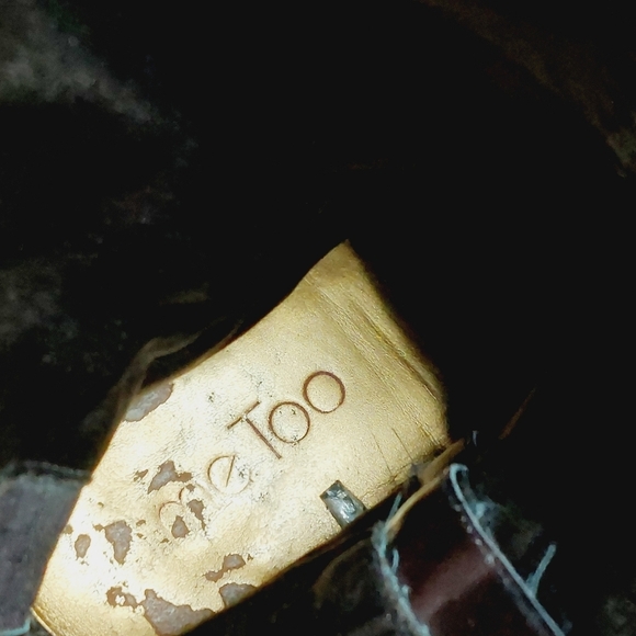 Me Too Arctic Brown Leather Round Toe Buckle Knee High Boots D 627 - Picture 10 of 13